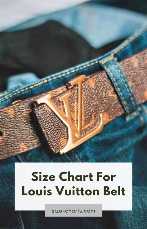 louis vuitton belt chart.